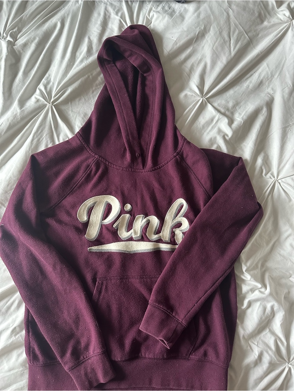 Victoria's Secret PINK Pullover Hoodie in Plum